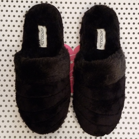 New Aerosoles Black Slippers S (5-6) - Picture 2 of 8